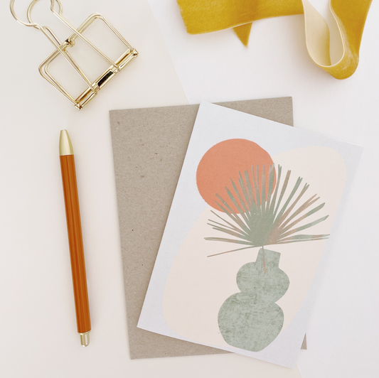 ART SERIES - Greeting Card - Calm Palm
